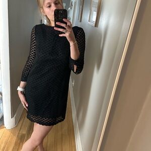Elegant Black Lace Dress